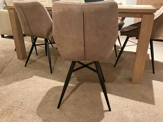 Mx sofa lilian eetkamerstoel (4x) - afbeelding 4 van  5