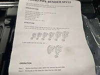 My22 - buigmachine - afbeelding 3 van  4