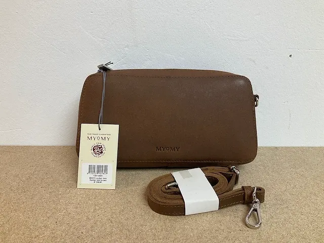 Myomy - boxy locker mini hunter mid brown - afbeelding 1 van  3