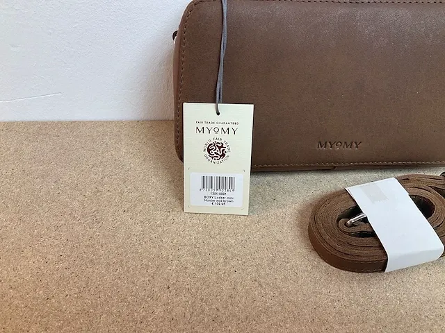 Myomy - boxy locker mini hunter mid brown - afbeelding 2 van  3