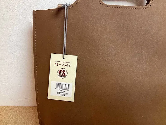 Myomy - carry backbag hunter mid brown (10x) - afbeelding 2 van  4