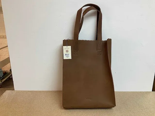 Myomy - paperbag shopper hunter mid brown (10x) - afbeelding 1 van  4