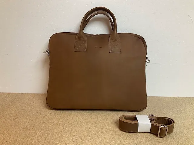 Myomy - philip laptop hunter mid brown - afbeelding 1 van  3