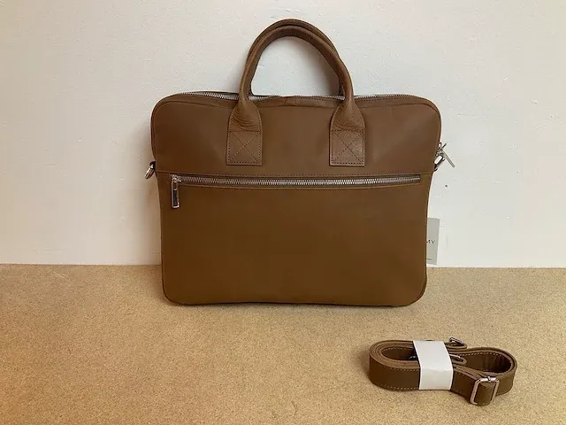 Myomy - philip laptop hunter mid brown - afbeelding 3 van  3
