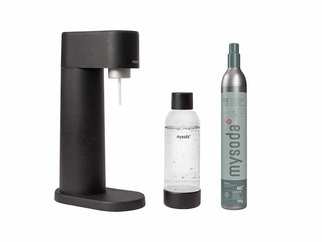 Mysoda woody black - bruiswatertoestel gemaakt van ecologisch biocomposiet - afbeelding 1 van  3