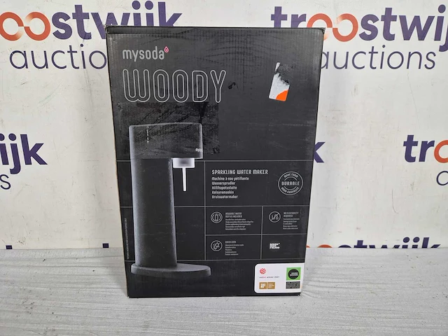 Mysoda woody black - bruiswatertoestel gemaakt van ecologisch biocomposiet - afbeelding 2 van  3