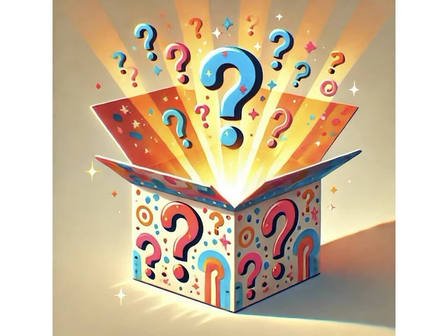 Mystery box kunst - afbeelding 1 van  1