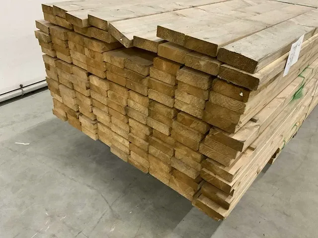 Naaldhout balk 38x120x4800/5400 (154x) - afbeelding 2 van  6