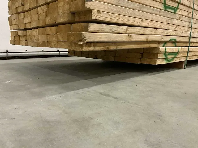 Naaldhout balk 38x120x4800/5400 (154x) - afbeelding 3 van  6