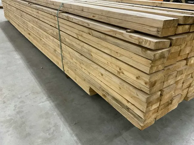 Naaldhout balk 38x120x4800/5400 (154x) - afbeelding 6 van  6