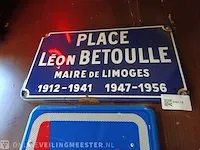 Naambord place, leon betoulle - afbeelding 1 van  2