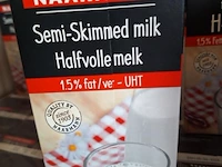 Naarmann vetarme halfvolle melk - 48 pakken á 1ltr - afbeelding 2 van  2