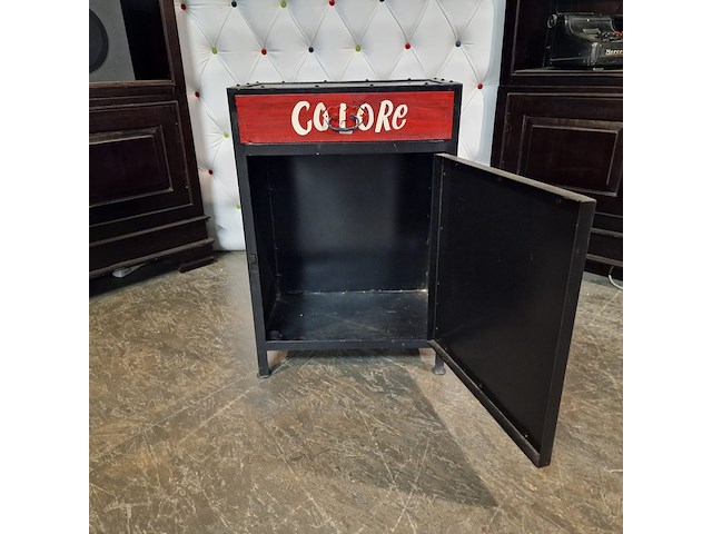 Nachtkastje chesterfield, chesterfield, meerkleurig - afbeelding 2 van  3