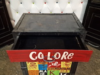 Nachtkastje chesterfield, chesterfield, meerkleurig - afbeelding 3 van  3