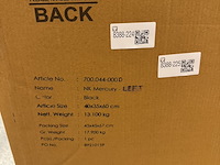 Nachtkastje, linksdraaiend, zwart - afbeelding 4 van  4