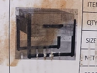 Nachtkastje mangohout 55x55x45, 2025 - afbeelding 1 van  3