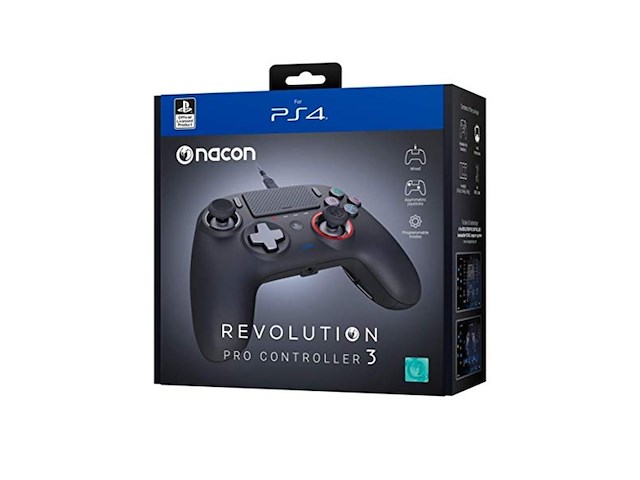 Nacon revolution pro 3 official licensed controller ps4 zwart - afbeelding 2 van  5