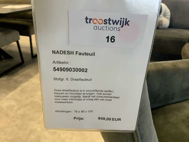 Nadesh draaifauteuil - afbeelding 8 van  8