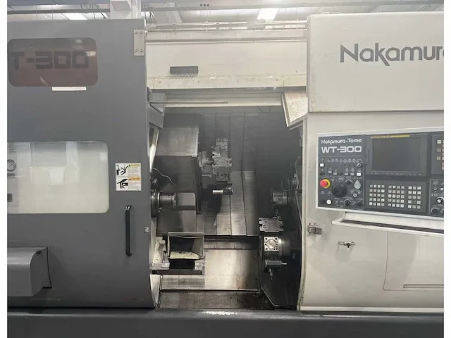 Nakamura-tome wt-300 gr-210new cncdraaibank met stafaanvoerinrichting en multi layer work stocker - afbeelding 8 van  40