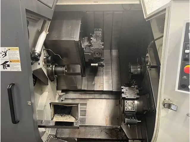 Nakamura-tome wt-300 gr-210new cncdraaibank met stafaanvoerinrichting en multi layer work stocker - afbeelding 9 van  40