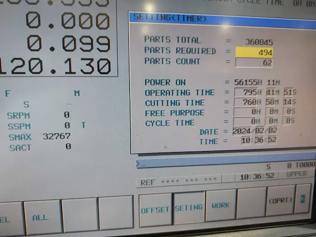 Nakamura-tome wt-300 gr-210new cncdraaibank met stafaanvoerinrichting en multi layer work stocker - afbeelding 10 van  40