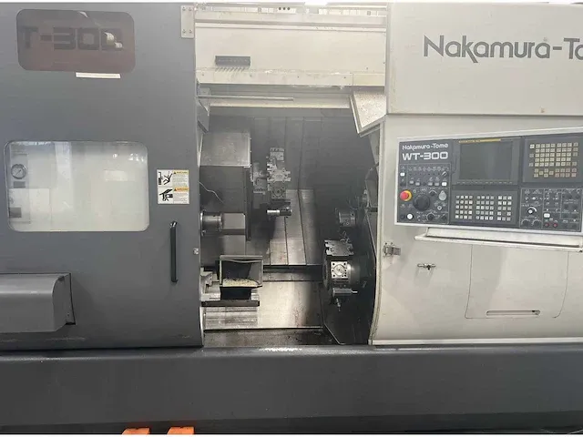 Nakamura-tome wt-300 gr-210new cncdraaibank met stafaanvoerinrichting en multi layer work stocker - afbeelding 34 van  40