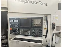Nakamura-tome wt-300 gr-210new cncdraaibank met stafaanvoerinrichting en multi layer work stocker - afbeelding 37 van  40