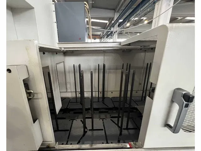 Nakamura-tome wt-300 gr-210new cncdraaibank met stafaanvoerinrichting en multi layer work stocker - afbeelding 39 van  40