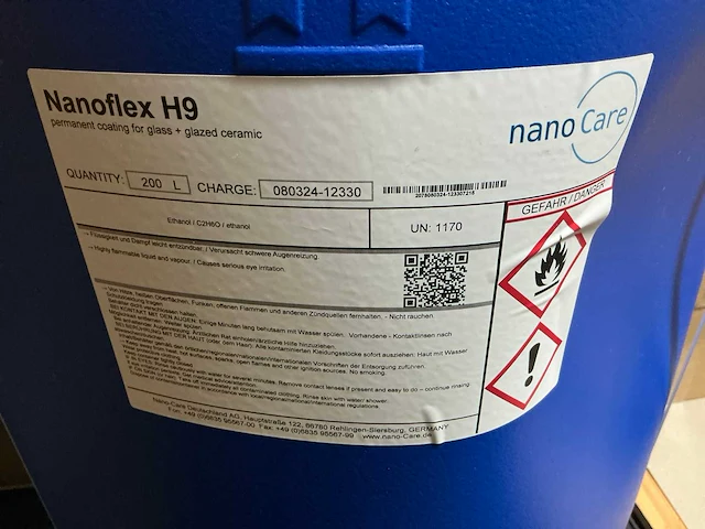 Nanocare h9 permanente coating (200 liter) - afbeelding 2 van  2