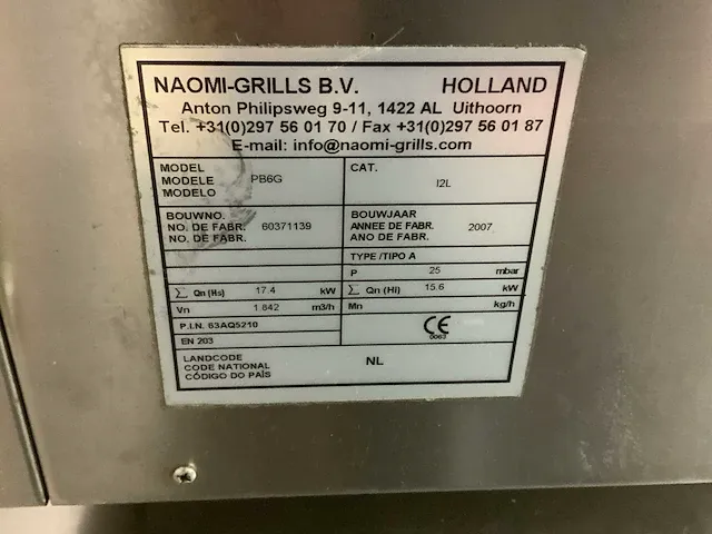 Naomi-grill pb6g pitaoven - afbeelding 3 van  3