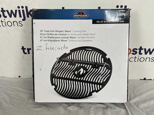 Napoleon gietijzeren grillrooster ø 47 cm voor pro18 kettle grill - afbeelding 2 van  2