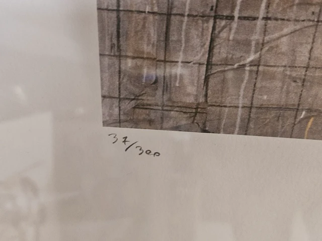 Nara yoshitomo lithograaf - limited edition in nieuwe lijst - afbeelding 5 van  7