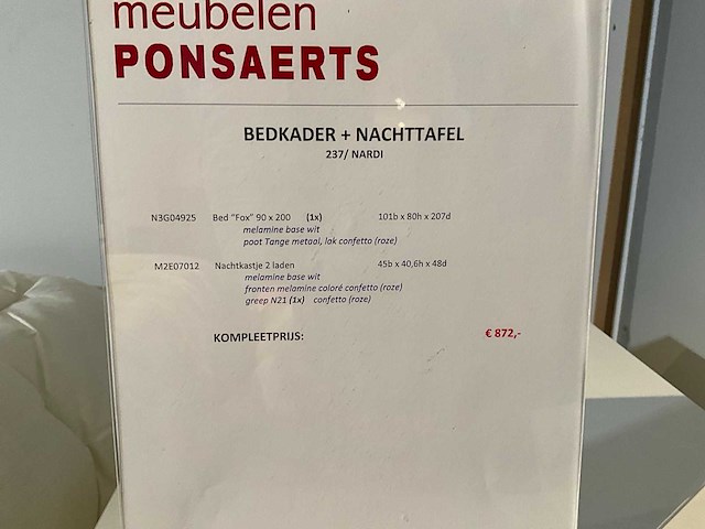 Nardi kinderbed met nachtkastje - afbeelding 9 van  11