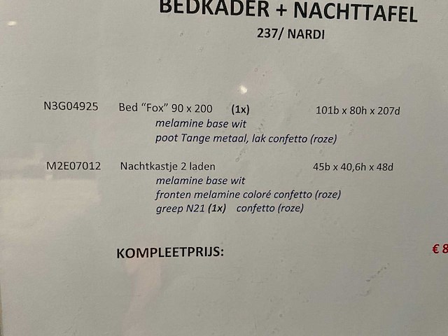 Nardi kinderbed met nachtkastje - afbeelding 10 van  11