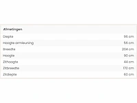 Natazzi - romana - bankstel - afbeelding 4 van  12