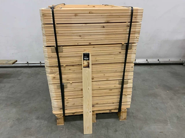 Native hekwerk planken 880x90x18mm (1440x) - afbeelding 2 van  7