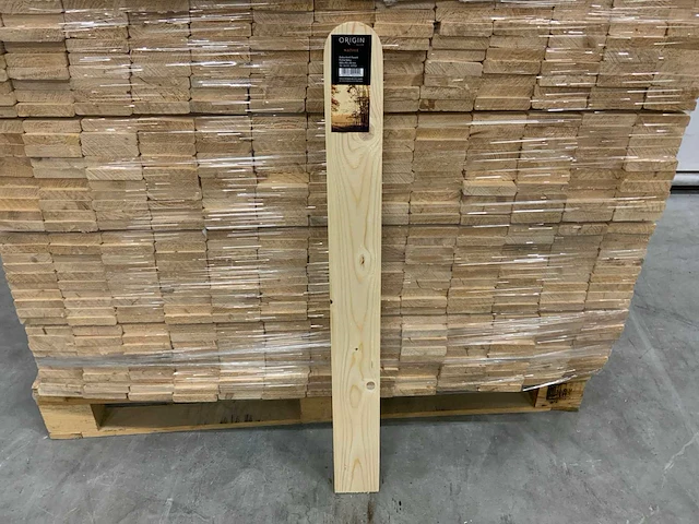 Native hekwerk planken 880x90x18mm (740x) - afbeelding 2 van  6