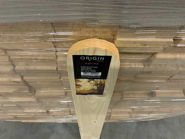 Native hekwerk planken 880x90x18mm (740x) - afbeelding 3 van  6