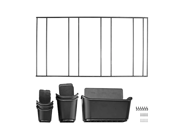 Nature verticaal tuinieren met metalen frame h84 x 48cm complete set - afbeelding 3 van  6
