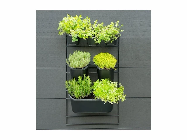 Nature verticaal tuinieren met metalen frame h84 x 48cm complete set - afbeelding 4 van  6
