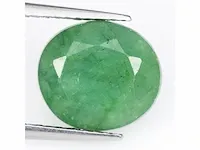 Naturel beryl (groen - smaragdtype) 3,98 kaart - afbeelding 1 van  4