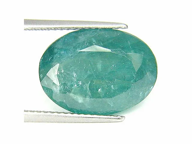 Naturel grandidieriet (groenblauw) 10,32 karaat - afbeelding 1 van  5