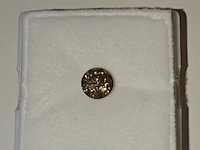 Natuurlijk diamant 1.63 karaat , fancy light yellowish brown - afbeelding 2 van  5