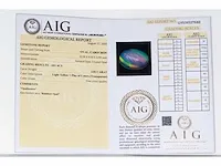 Natuurlijk kristalopaal (lichtgeel, kleurenspel) 2,82 karaat - afbeelding 7 van  7