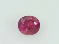 Natuurlijk ruby - 0.75ct, rood - afbeelding 1 van  1