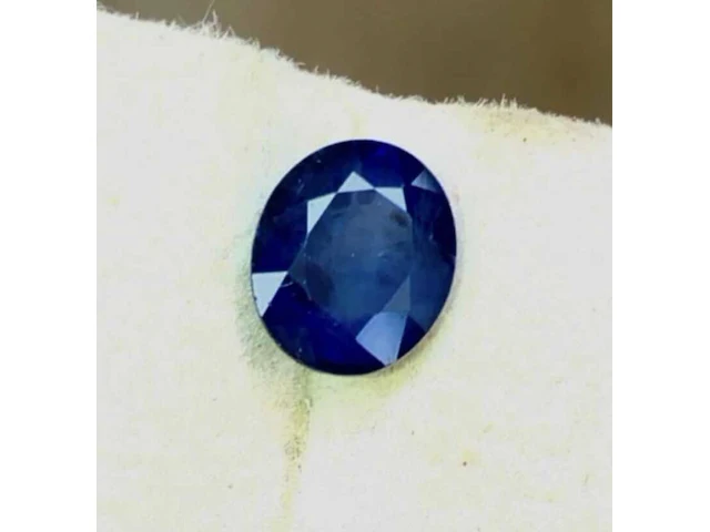 Natuurlijk saffier - 7.10ct, blauw - afbeelding 2 van  2