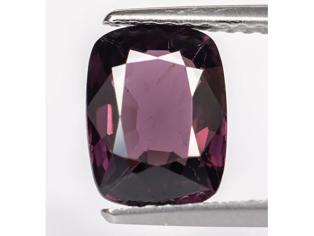 Natuurlijke burma spinel - 2.15ct, diep paars (één van de zeldzaamste kleuren bij spinel) - afbeelding 1 van  6