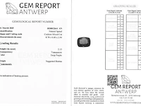 Natuurlijke burma spinel - 2.15ct, diep paars (één van de zeldzaamste kleuren bij spinel) - afbeelding 6 van  6