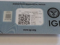 Natuurlijke diamant - 0.38ct ( igi gecertificeerd ) - afbeelding 3 van  11