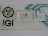 Natuurlijke diamant - 0.38ct ( igi gecertificeerd ) - afbeelding 1 van  11